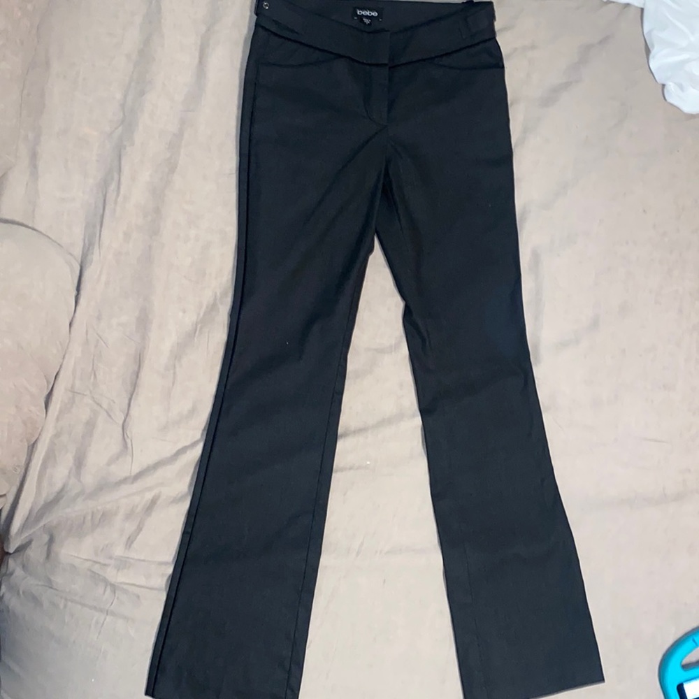 Bebe dress pants size 0dark gray